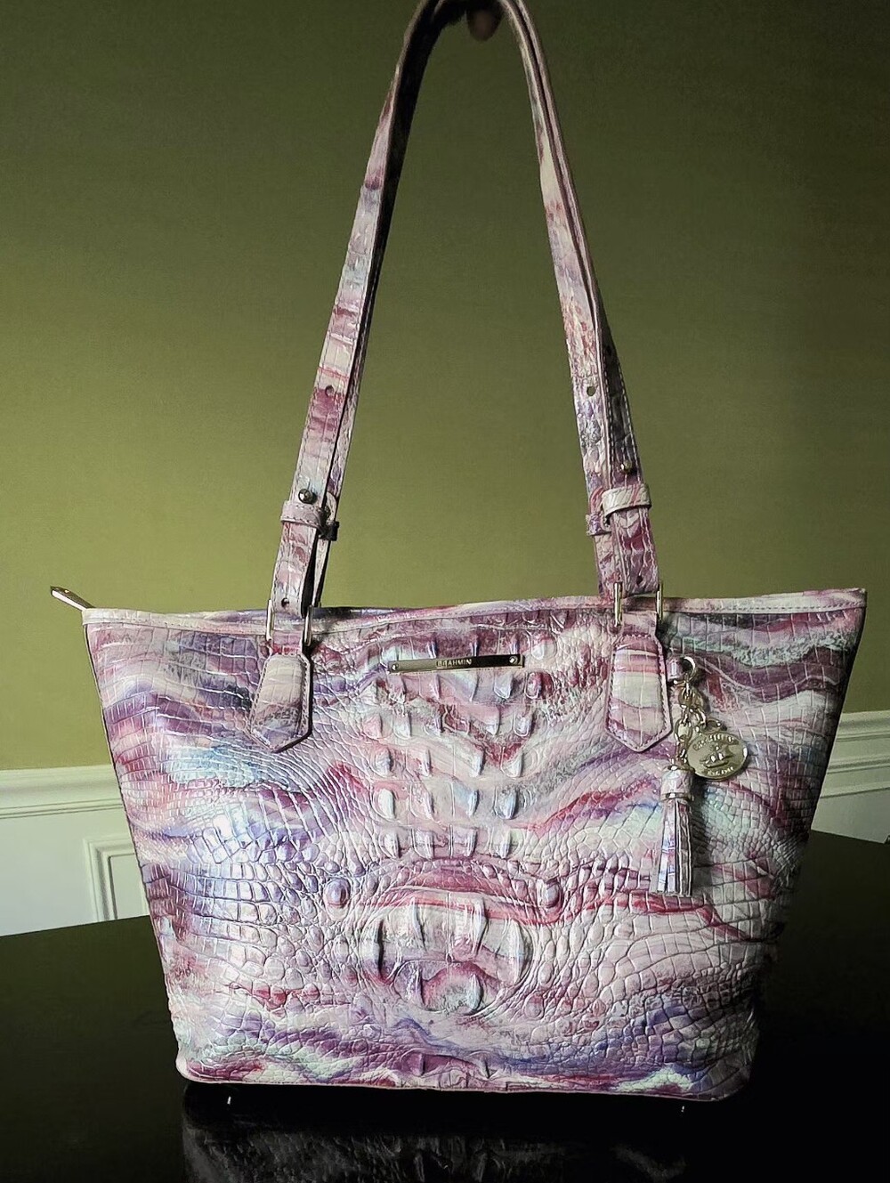 Brahmin Medium Asher Tote in Aura Melbourne
